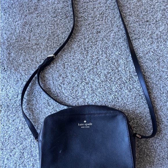 Kate Spade Black Leather Crossbody Bag - Picture 1 of 5